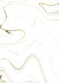 White marble with liquid golden texture