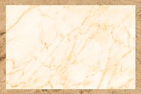Brown framed marble textured background