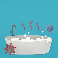 Hot baths does not prevent the coronavirus 