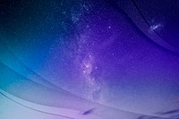 Purple starry night sky background
