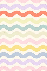 Dull pastel invected pattern