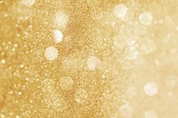 Glittery gold bokeh patterned background illustration