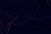 3D gradient contour line patterned background illustration