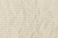 Beige crumpled lined paper background