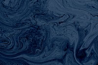 Blue marbled acrylic paint background