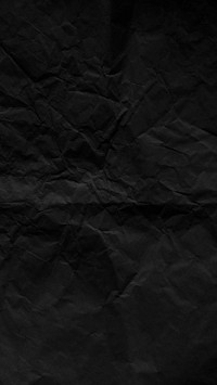 Black iPhone wallpaper, crumpled paper background