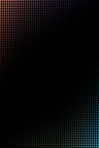 Halftone pattern on a black background