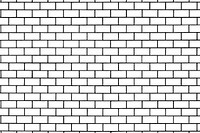 White brick patterned background