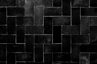 Black brick patterned background