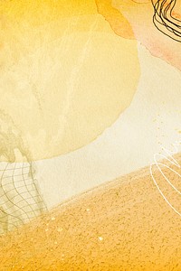 Abstract gold watercolor background design