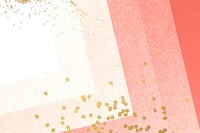 Gold glitter on an ombre red layer patterned background