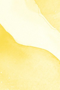 Yellow watercolor textured background