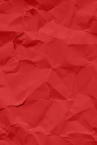 Red wrinkled paper pattern background