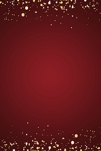 Red plain background with gold glittery