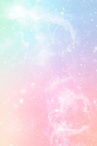 Pastel colorful gradient with Bokeh light background