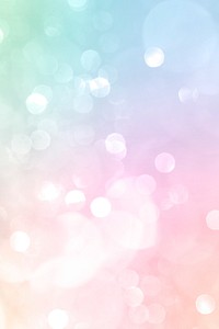 Pastel colorful gradient with Bokeh light background