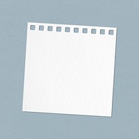 White paper sticky note design element