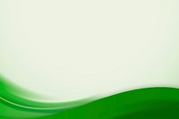 Green curve frame template vector