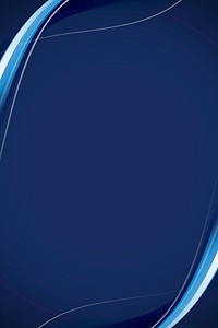 Blue curve frame template vector | Premium Vector - rawpixel