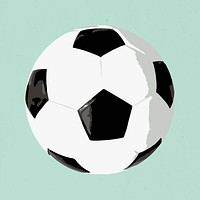 Vectorized football sticker overlay design resource