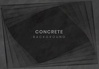 Black concrete background design vector