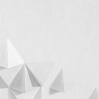 Gray geometric paper craft design background