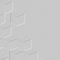 Gray cubic patterned background