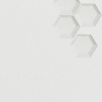 Gray paper craft hexagon patterned background