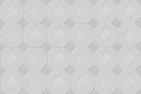 3D gray square diamond patterned background