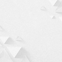 3D white paper craft tetrahedron patterned background