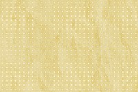 Crumpled yellow dots paper textured background