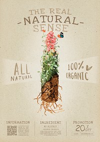 The real natural sense 100% organic product