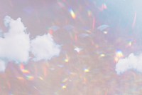 Shiny cloudy holographic background design