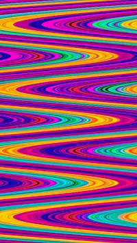 Colorful fluid wavy lines mobile wallpaper design