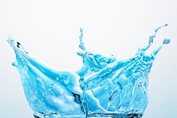 Macro shot of water splashing design resource 