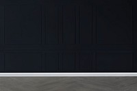 Blank dark wall mockup in a living room