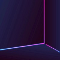 Pink and purple neon lines on a dark background vector