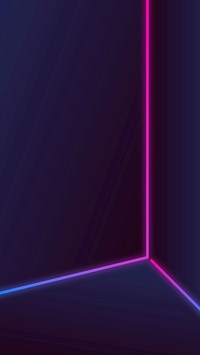 Pink and purple neon lines on a dark social story background vector