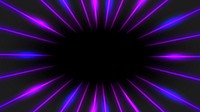 Purple and pink neon frame on a dark blog banner template vector