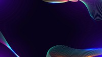 Neon lined pattern on a dark blog banner vector