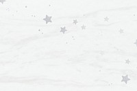 White marble background with silver stars pattern