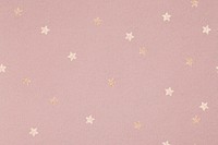 Gold star pattern on a pink background