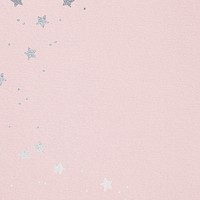 Pink background with silver stars pattern