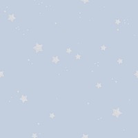 Silver star seamless pattern on a blue background