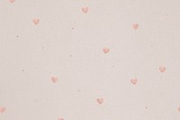 Pink heart pattern on a light brown background