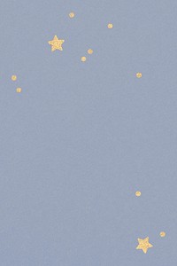 Blue background with gold stars pattern