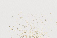 Golden confetti on a beige background design resource 