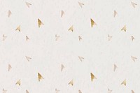 Seamless shimmering golden arrow background vector