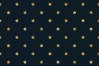 Seamless glittery gold stars background design resource 