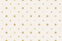 Seamless glittery gold stars background design resource 